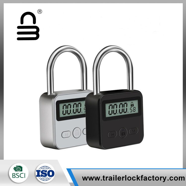 Uaineadóir Rechargeable USB Glasáil Ama Eisiúna Padlock